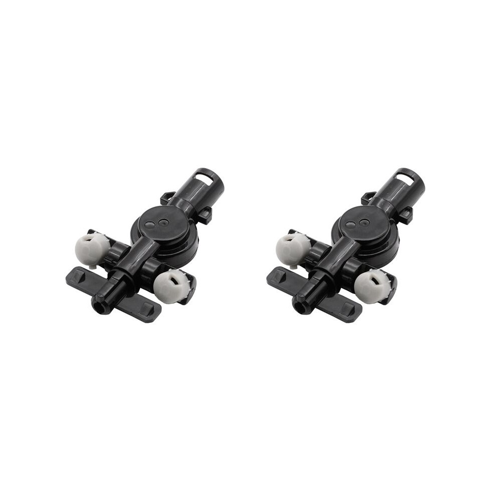2X Headlight Water Spray Nozzle Washer Jet Connector Adapter Holder For 85381-53080 6032748539188