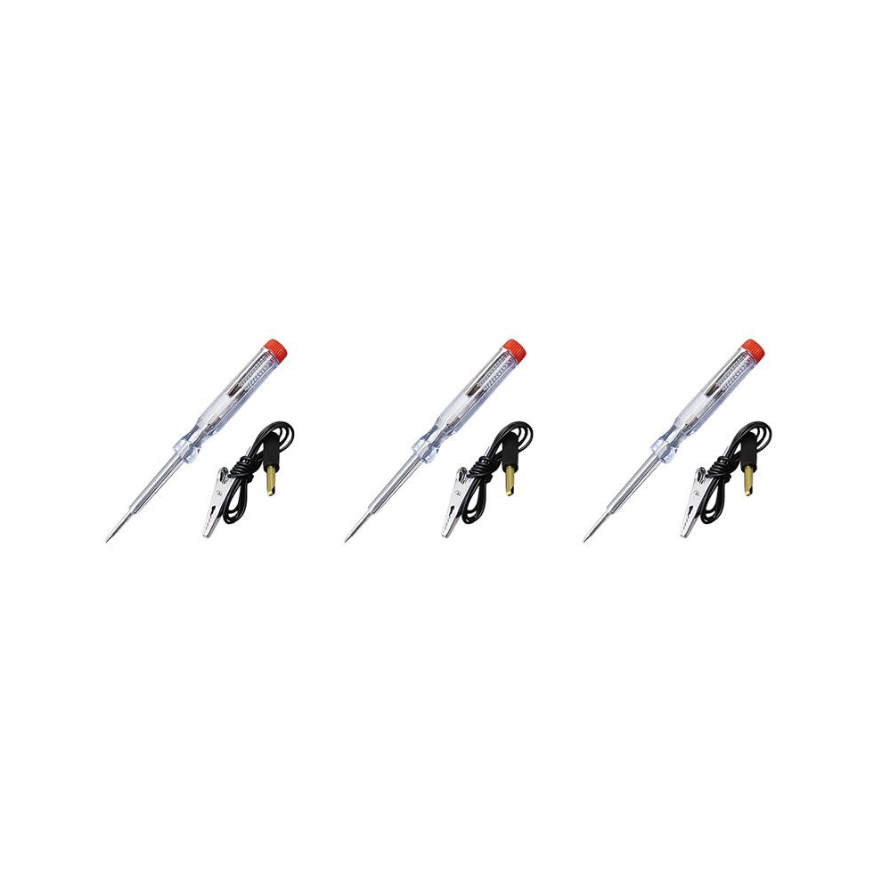 3X 6V 12V 24V Probe System Test Probe Lamp Auto Car Circuit Tester Lamp Voltage Test Pen Detector Light 6131668874970