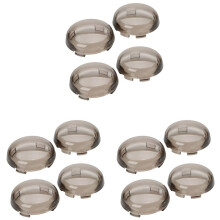 Smoked Turn Signal Lens Covers Lenses for Pack of 12