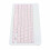 Ergonomic 10" Pink Bluetooth Keyboard & DPI Mouse Set with USB Charge 1