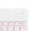 Ergonomic 10" Pink Bluetooth Keyboard & DPI Mouse Set with USB Charge 3