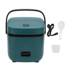 Panela de arroz portátil e compacta com revestimento antiaderente, ideal para 1 a 3 pessoas, com painel de controle inteligente e multifuncional com