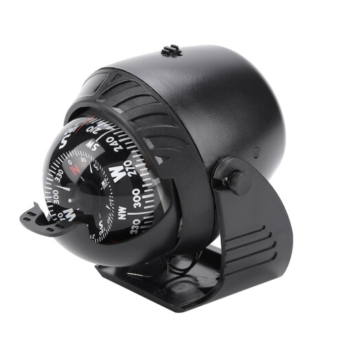 Illuminated Dash Compass Digital Marine Compass, Electronic Navigation With Adjustable Mounting Brackets For Precise Heading In Extreme Weather 2