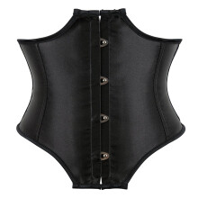 Waist Shaper Soft Fabric Waist Trainer Double Needle Stitched Corset For Enhanced Figure Plus Size XXL