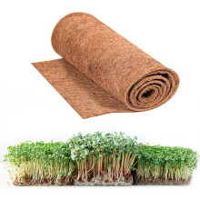 Coconut Coir Mat for Microgreens 25x400cm Natural Fiber Roll Moisture Retention Root Growth