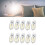 10pcs G4 LED Bulbs 12V Dimmable 2835 Bright White 2700/6500K 1