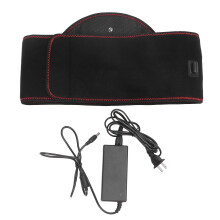 Almohadilla térmica para el dolor lumbar, soporte térmico práctico con motor de vibración, tejido transpirable que absorbe el sudor, calefacción