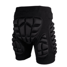 3D Protective Padded Shorts for Skiing, Snowboarding, and Skating, EVA Padding, Impact Resistance, XL Black for Kids/Adults