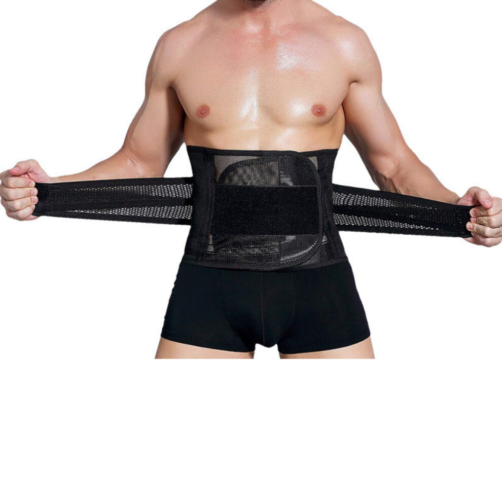 Waist Trainer Mens Shapewear Black XL Body Shaping Lingerie