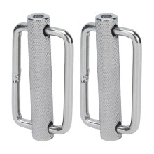High-Quality Stainless Steel 2X Belt Strap Hardware Set with Knurled Rollers