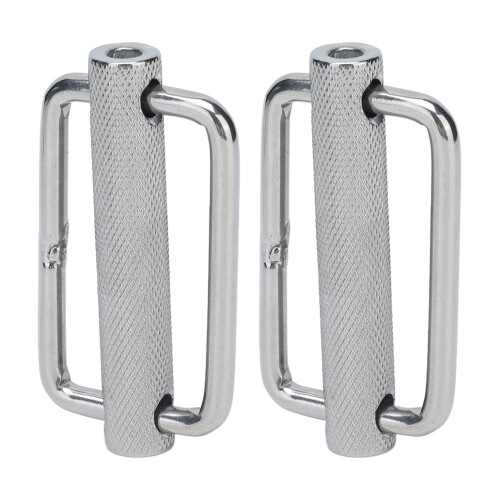 High-Quality Stainless Steel 2X Belt Strap Hardware Set with Knurled Rollers