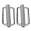 High-Quality Stainless Steel 2X Belt Strap Hardware Set with Knurled Rollers 11