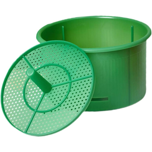 Beans Sprouts Pot Planting Container Indoor Sprouting Container Plastic Window Sill Planter Drainage Hole 2