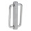 High-Quality Stainless Steel 2X Belt Strap Hardware Set with Knurled Rollers 9