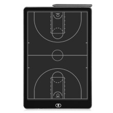 Basketball Clipboard, 16Inch LCD Tactical Coaching Board, Digital Strategy Marker Board With Pen, For Basketball Games
