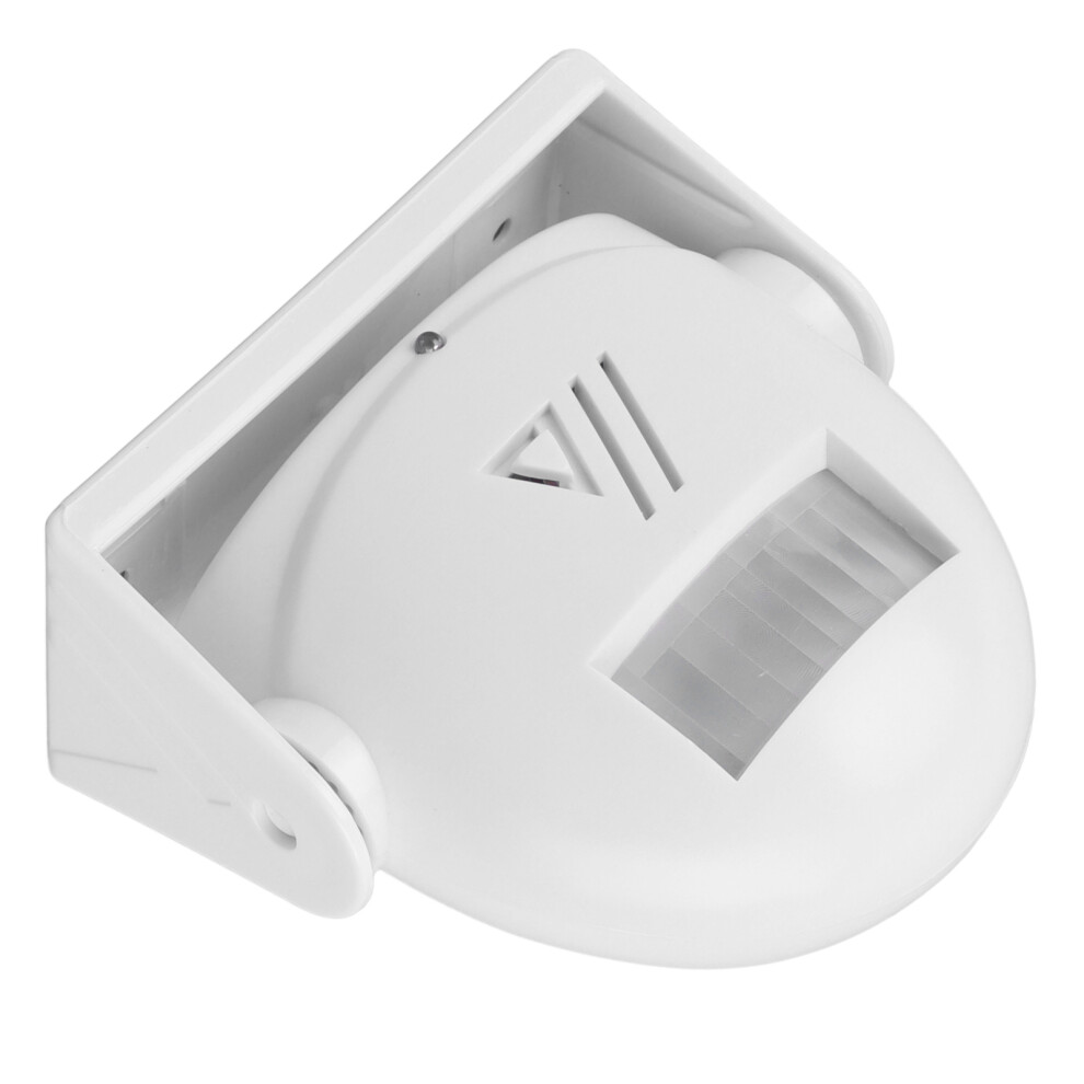 White Doorbell Greeting Sensor With 3 Aaa Batteries For Hotel & Shop Entrance 8421375644309