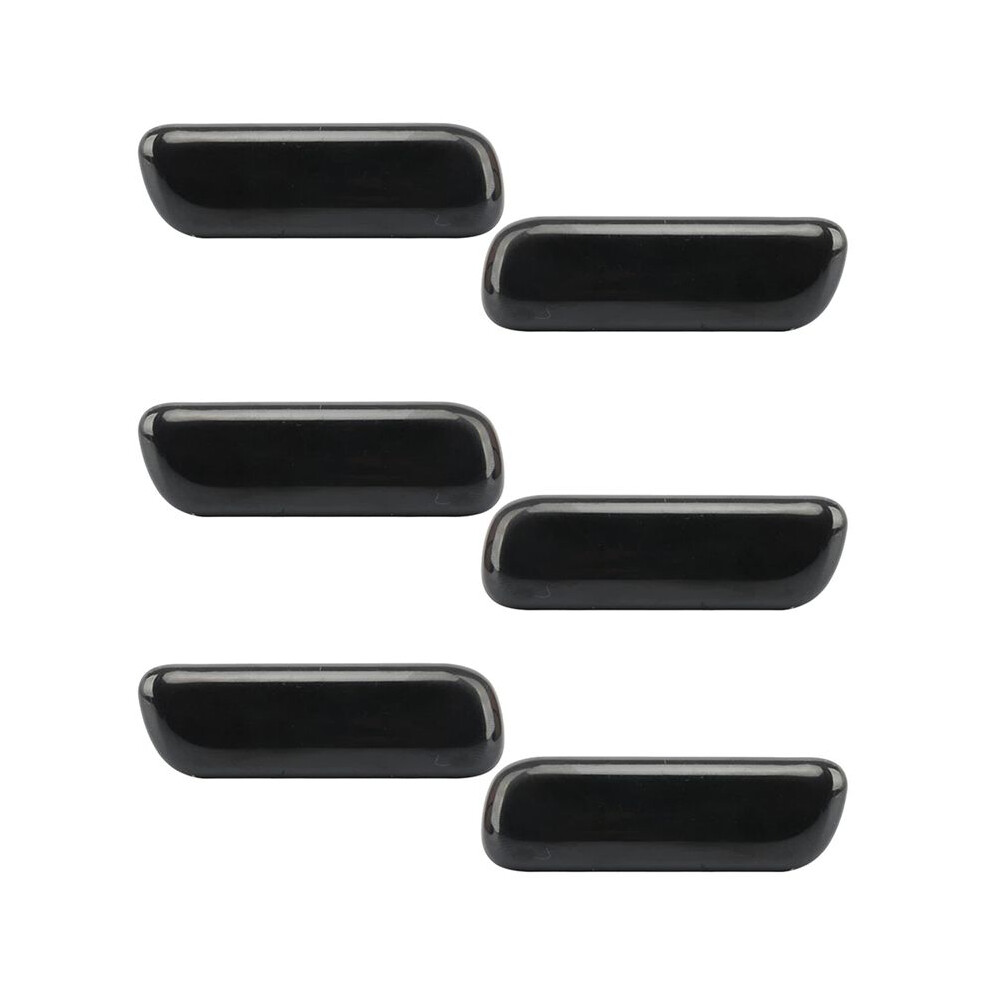 6X Car Headlight Washer Nozzle Cover Cap For Pajero V93 V97 2006 2007 2008 2009 2010-2019 8264A027 8264A028 Black 6031654656958