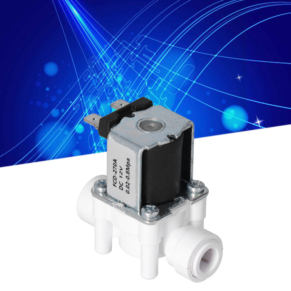 Compact 3/8In Quick Connector Solenoid Valve 12V Normally Closed 4011382391118