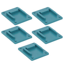 Set di contenitori di stoccaggio per attrezzi in ABS durevole da 18V con batteria al litio, 5 pezzi, da parete