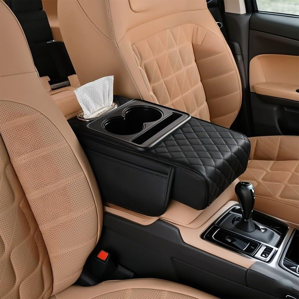 Waterproof Memory Foam Car Armrest Cushion For Mercedes Benz Citan W420 With Cup Holders And Pockets 9187378422809