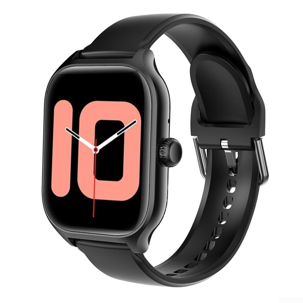Smartwatch With 2.01Inch Color Screen For Seamless Call Integration And Comprehensive Health Tracking Black 9382693380913