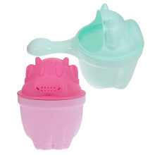 Baby Bath Rinser Cup 2Piece Set with Ergonomic Handle Easy Waterfall Flow for Kids and Toddlers
