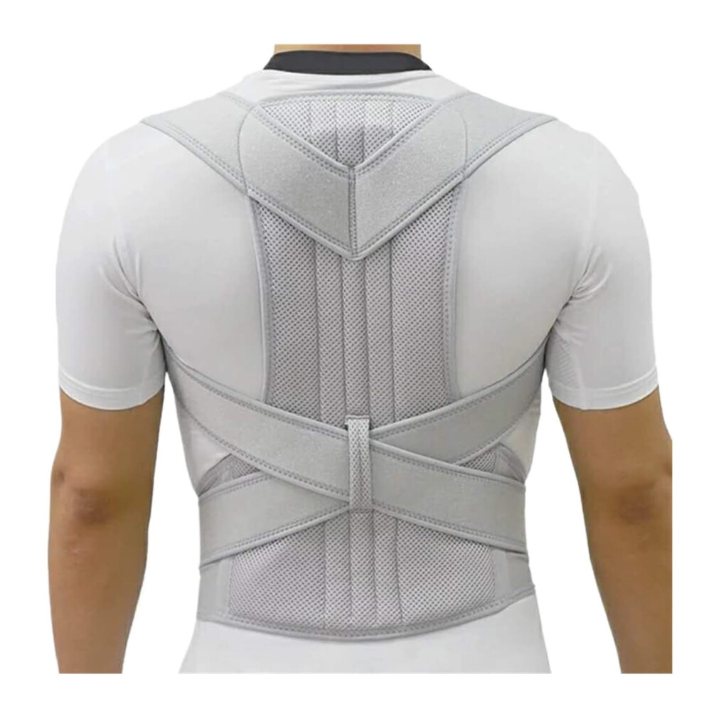 Back Support Belt Posture Corrector Full Back Support Shoulder Brace Girdle Body Shaper Size XXL