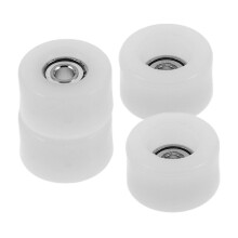 Finger Skateboard Wheels Bearings 4Pcs White For Repairing Professional Skateboard Accessories