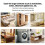Cordless Handheld Vacuum 600W Lightweight Red 2 Speed Settings 4
