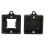 Wireless Silicone Keyboard and Mouse Set Ergonomic Design Quiet Keys Black 15