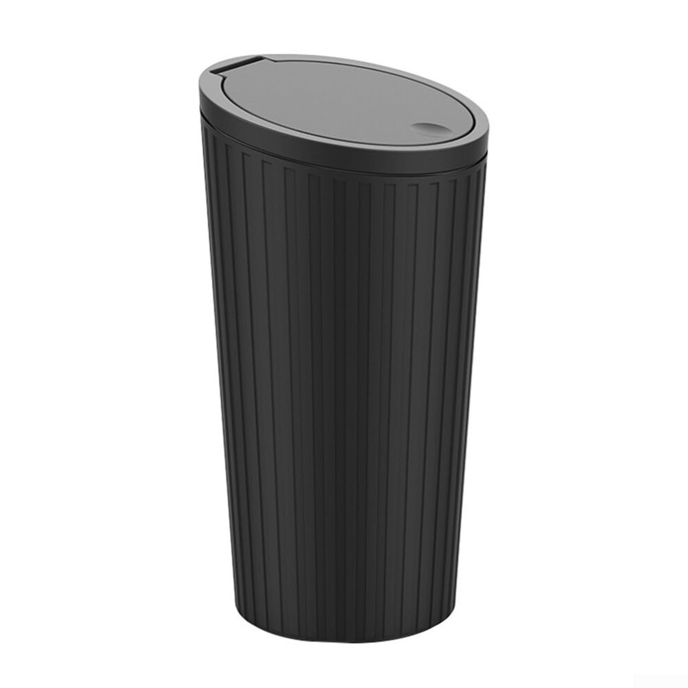 Waterproof Car Trash Can With Leakproof Lid, Large Capacity Garbage Bin For Console Or Door, Black 9199774079990