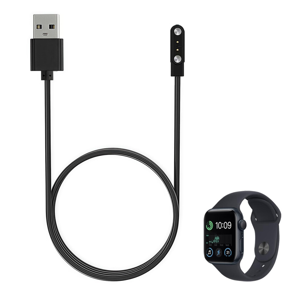 Smartwatch Charger Magnetic 2Pin 4Mm Fast Charging Cable For Yamay Sw022 Agptek Lw11 Ticwatch Gtx 9199774080002