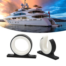 2 Pz Porta canne in alluminio per pesca, orizzontali e verticali, per barche, auto, camion, camper, nero