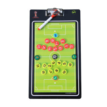 Football Tactics Board Folding Board for Soccer Training Demonstration Board 49x23x39 cm Noir