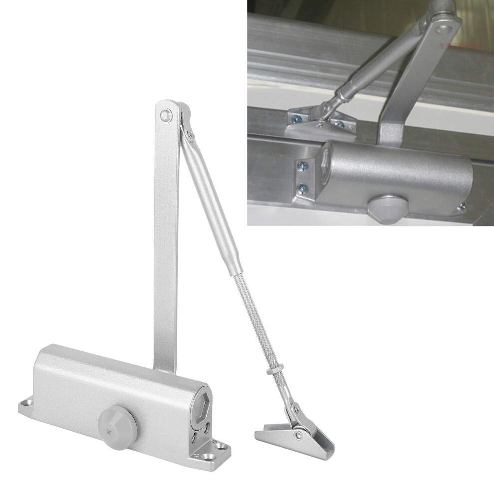 Heavy Duty Hydraulic Automatic Door Closer Aluminum Alloy Self-Closing Door Hinges 8481375650878