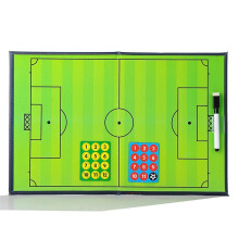 Football Tactics Board Kit Training Board With Pen For Soccer Training 44x32cm Green