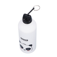 Kinder Cartoon Aluminium-Wasserflasche 500ml Weißer Panda Tragbarer Sportkrug