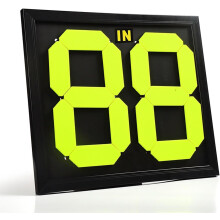 LED Football Replacement Board DoubleSided Display 2Digit Reversible Number Portable Referee Substitution Board