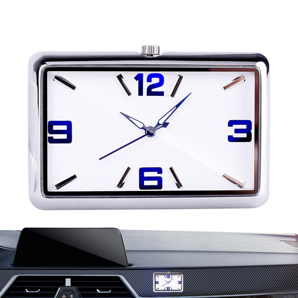 Automotive Dashboard Clock Stickon Vent Timepiece Compact Travel Companion Horizontal Version Car Interior Accessory 9199774080996