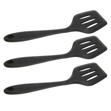 Juego de 3 espátulas de silicona ranuradas 9.4oz