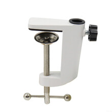 Desktop Clamp Bracket IShaped Fixture Table Mount Holder CShape Microphone Stand Clamp Bedside Desk Attachment White