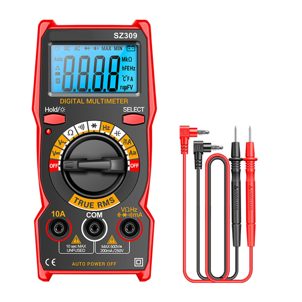 Sz309 Digital Multimeter Tester 1999 Count For Current Resistance Frequency Accuracy 9187378424216