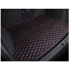Waterproof PU Leather Car Trunk Mat for Suzuki Alto HA25 20092014 Cargo Liner Dust Resistant Black Red