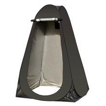 Zippered Door Access Compact Outdoor Dressing Room Shelter Portable Change Room For Travel Easy Carry Black