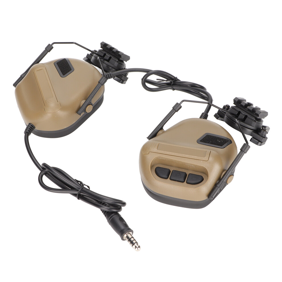 Outdoor Tactical Military Headset With Mic Durable Radio Headphones For Hunt 6951375659987