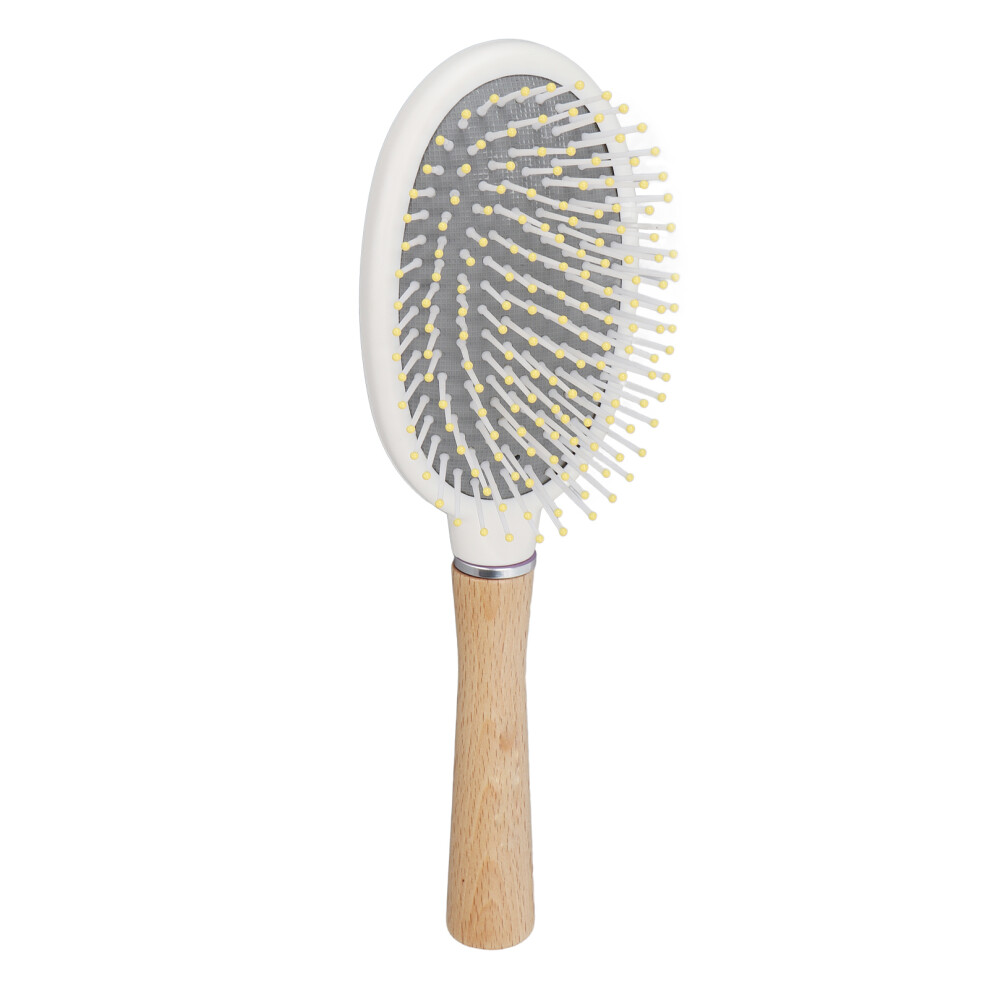 Natural Beech Paddle Hair Brush for Thick, Curly, Thin & Wet Hair 24cm