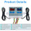 Digital Temperature Controller Dual Display Wide Range 50C to 110C Dual Relay 12V Multi Power 5