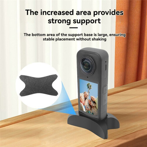 For  X5 Camera Desktop Support Base Soft Rubber Non-Slip Mount Stand Fixed Shooting Holder Accessories 1