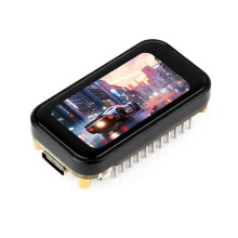 ESP32-C6 1,47-Tums Utvecklingskort för Pekskärm, 172x320 Upplösning, 262K Skärmfärger, Stöd för Wi-Fi 6/BLE 5, Lödd.