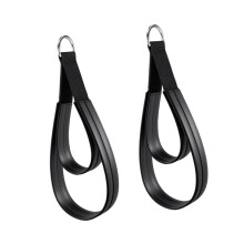 Pilates Double Loop Straps 2 Pack for Reformer Comfortable Grip DRing Straps Silver Rings Improve Dexterity